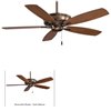 Foto para 71.3w SW Kafe Ceiling Fan-52In Kocoa