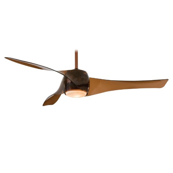 Foto para 195w SW Artemis Fan-58In Copper Bronze Tinted Opal