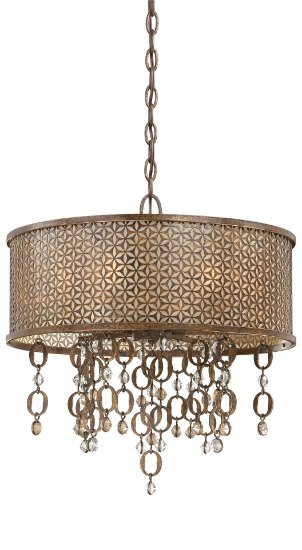 Foto para 60w SW 6 Light Drum Pendant French Bronze