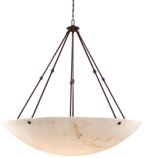 Foto para 100w SW 12 Light Pendant Bronze Patina