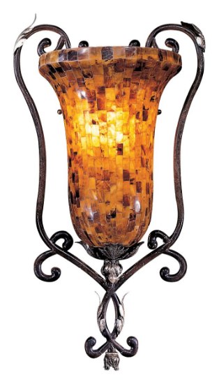 Foto para 60w SW 1 Light Wall Sconce Cattera Bronze