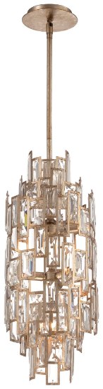 Foto para 75w SW 7 Light Pendant Luxor Gold