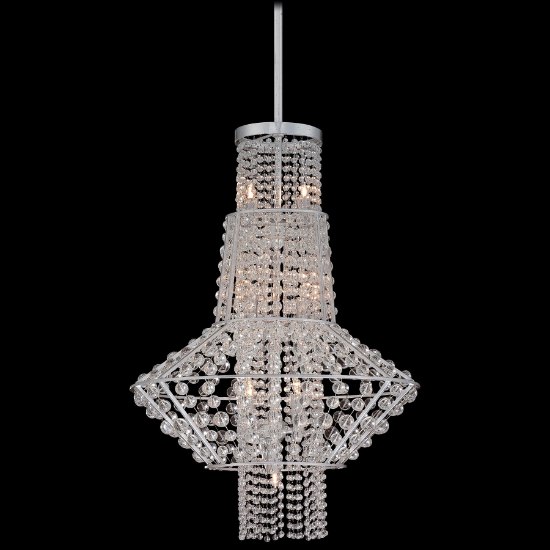 Foto para 40w SW Seven Light Pendant- Jessica Mcclintock Home- The Romance Collection™ Catalina Silver