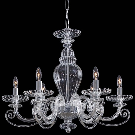 Foto para 40w SW 6 Light Chandelier Chrome