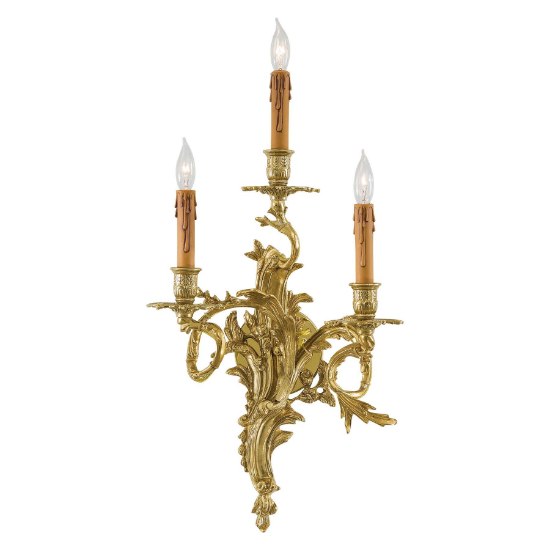 Foto para 60w SW Three Light Wall Sconce Heirloom Gold