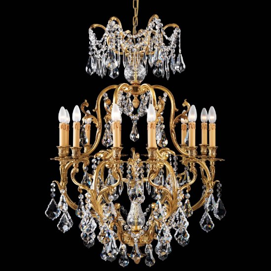 Foto para 60w SW Twelve Light Chandelier French Gold