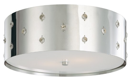 Foto para 60w SW 2 Light Flush Mount Chrome