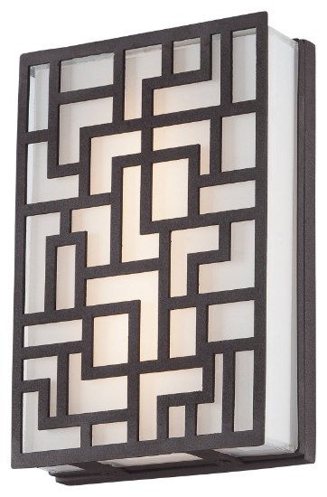 Foto para 15w WW Led Wall Sconce Sand Bronze Mitered