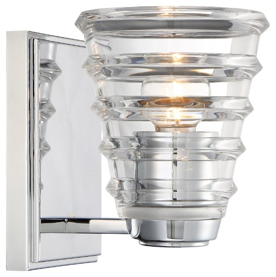 Foto para 100w SW 1 Light Bath Chrome Clear