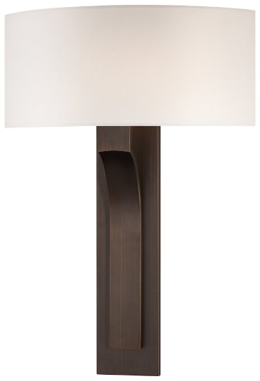 Foto para 13w SW 1 Light Wall Sconce Copper Bronze Patina White