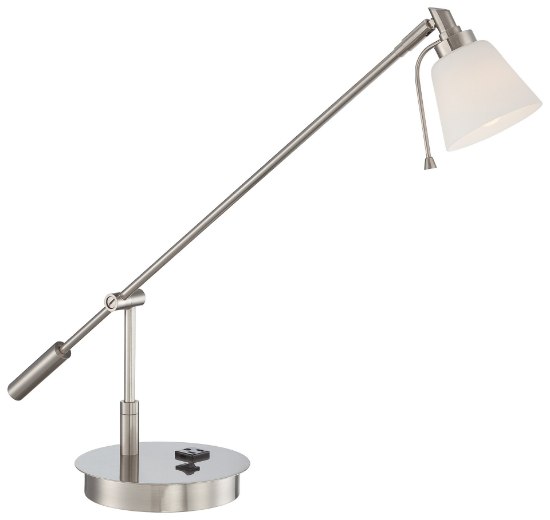 Foto para 35w SW 1 Light Table Lamp Brushed Nickel