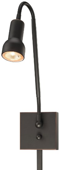 Foto para 50w SW 1 Light Low Voltage Task Wall Lamp Sable Bronze Patina