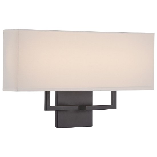 Foto para 21w WW Led Wall Sconce Bronze Off-White