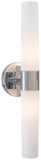 Foto para 60w SW 2 Light Bath Chrome Etched Opal