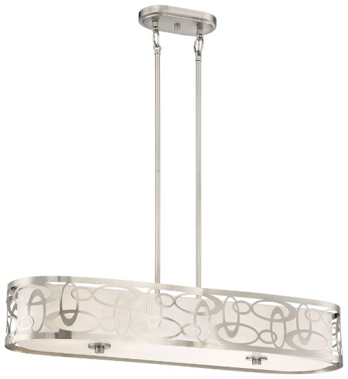 Foto para 60w SW 4 Light Island Brushed Nickel White