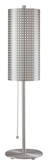 Foto para 60w SW 1 Light Table Lamp Brushed Nickel