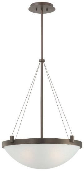 Foto para 100w SW 4 Light Pendant Copper Bronze Patina