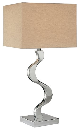 Foto para 150w SW 1 Light Table Lamp Chrome Grey Cross