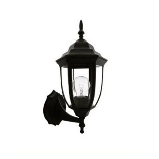 Foto para 15½ 100w Farole Black E26 A19 Sconce