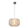 Foto para 21w Dimensions SSL 80CRI LED Dry Location Chrome Dimmable Led Acrylic Pendant 12"Ø17"