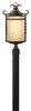 Foto para 60w Outdoor Casa CAND Light Etched Amber Olde Black Post Top/ Pier Mount