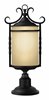 Foto para 60w Outdoor Casa CAND Light Etched Amber Olde Black Post Top/ Pier Mount