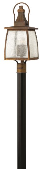 Foto para 60w Outdoor Montauk CAND Clear Seedy Sienna Post Top/ Pier Mount