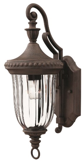 Foto para 60w Outdoor Oxford MED Clear Optic Midnight Bronze Small Wall Mount