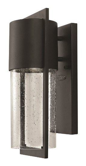 Foto para 75w Outdoor Shelter MED Clear Seedy Black Medium Wall Mount