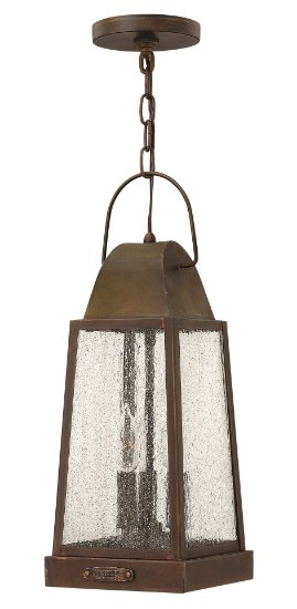 Foto para 60w Outdoor Sedgwick CAND Clear Seedy Sienna Hanging