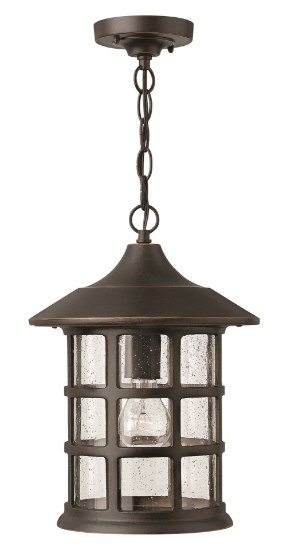 Foto para 15w Outdoor Freeport LED Clear Seedy Oil Rubbed Bronze Hanging