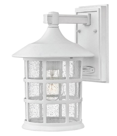 Foto para 15w Outdoor Freeport LED Clear Seedy Classic White Medium Wall Mount