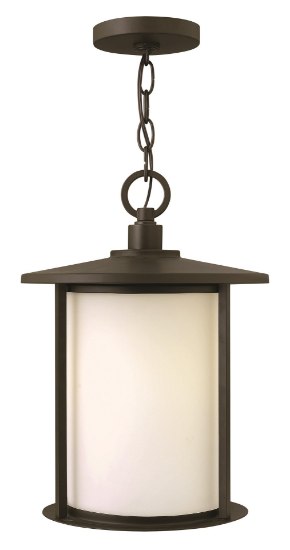 Foto para 15w Outdoor Hudson LED Etched Opal Oil Rubbed Bronze Hanging