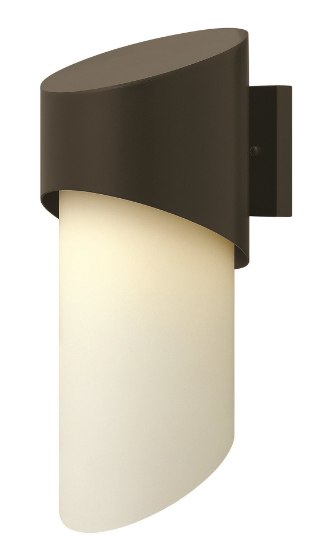 Foto para 100w Outdoor Solo MED Etched Opal Bronze Medium Wall Mount