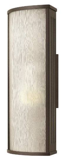 Foto para 100w Outdoor District MED Etched Rain Bronze Medium Wall Mount