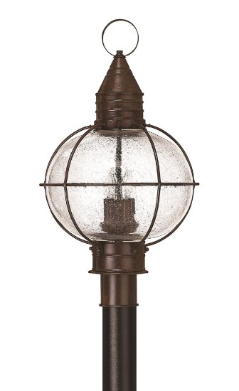 Foto para 40w Outdoor Cape Cod CAND Clear Seedy Sienna Bronze Post Top/ Pier Mount