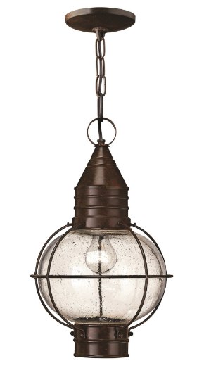 Foto para 15w Outdoor Cape Cod LED Clear Seedy Sienna Bronze Hanging