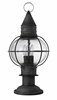 Foto para 15w Outdoor Cape Cod LED Clear Seedy Aged Zinc Extra Large Post Top