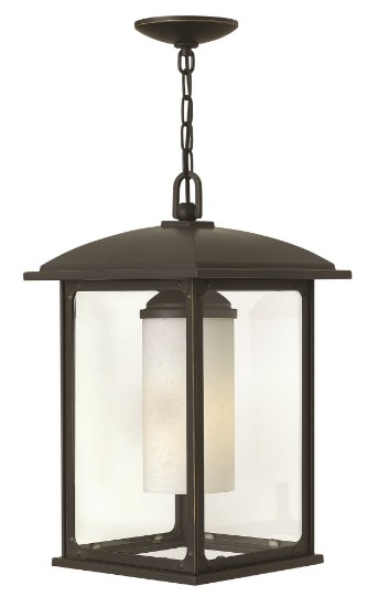 Foto para 100w Outdoor Stanton MED Clear Oil Rubbed Bronze Hanging