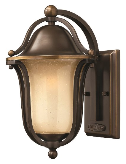 Foto para 60w Outdoor Bolla MED Light Amber Seedy Olde Bronze Small Wall Mount