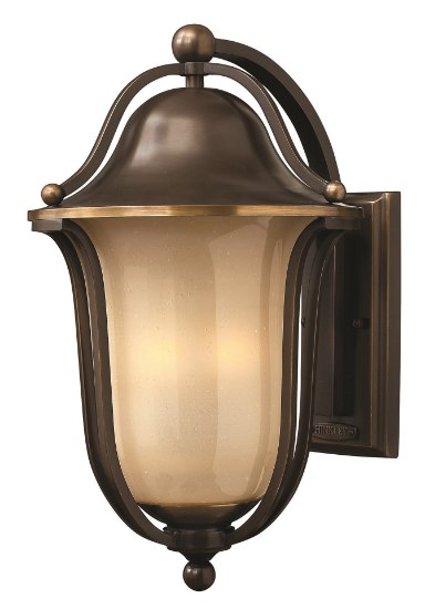 Foto para 40w Outdoor Bolla CAND Light Amber Seedy Olde Bronze Large Wall Mount