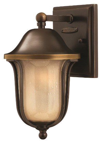 Foto para 60w Outdoor Bolla MED Light Amber Seedy Olde Bronze Mini Wall Mount