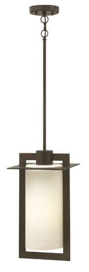 Foto para 15w Outdoor Colfax LED Etched Opal Bronze Hanging