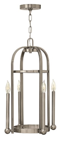 Foto para 60w Foyer Landon CAND Brushed Nickel Single Tier Foyer