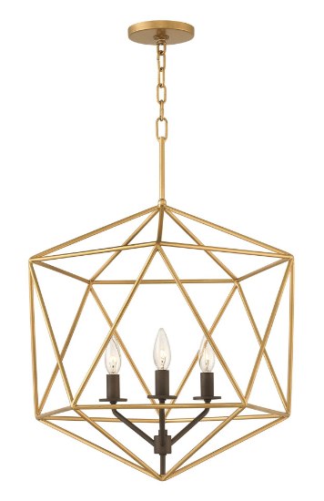 Foto para 60w Chandelier Astrid CAND Deluxe Gold Single Tier Pendant