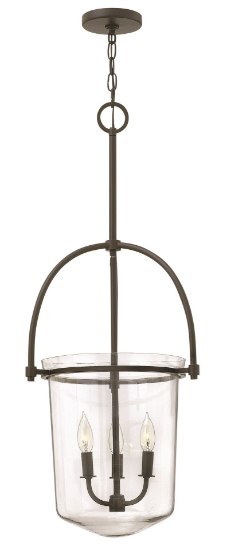 Foto para 60w Foyer Clancy CAND Clear Buckeye Bronze Single Tier Foyer