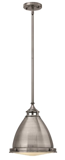 Foto para 15w Mini-Pendant Amelia LED Polished Antique Nickel