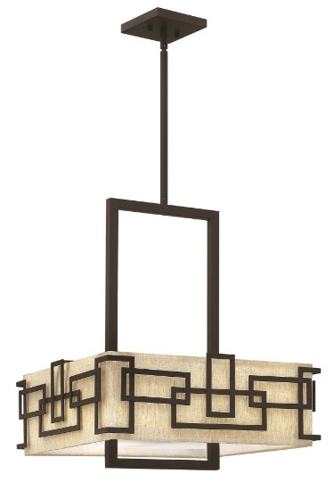 Foto para 100w Chandelier Lanza MED Oil Rubbed Bronze Stem Hung Foyer