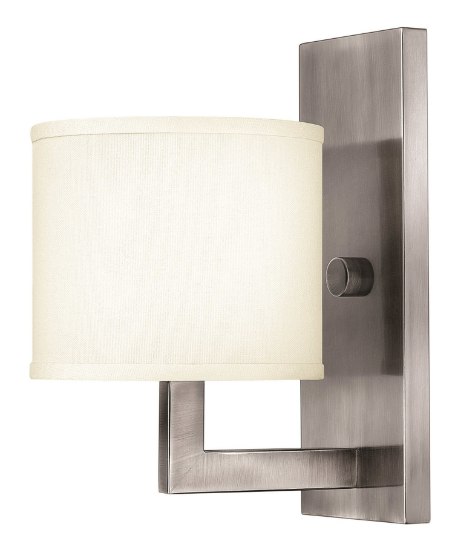 Foto para 100w Sconce Hampton MED Antique Nickel