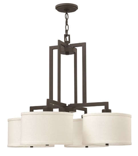 Foto para 100w Foyer Hampton MED Buckeye Bronze Single Tier Downlight